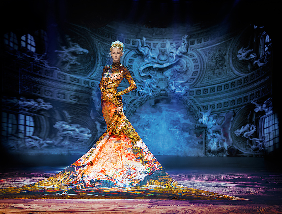 style-fashion, lookbook, evening-gowns - Michael Cinco's The Impalpable Dream of Versailles