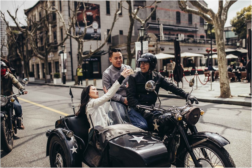 engagement - Gigi & Tommy Shanghai Street Wedding Portrait