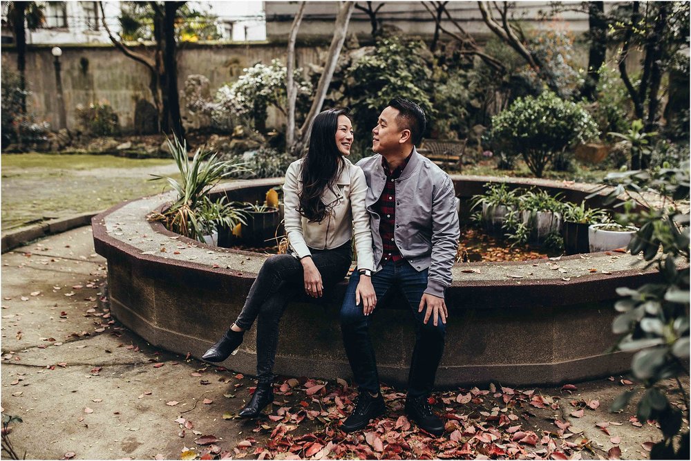 engagement - Gigi & Tommy Shanghai Street Wedding Portrait