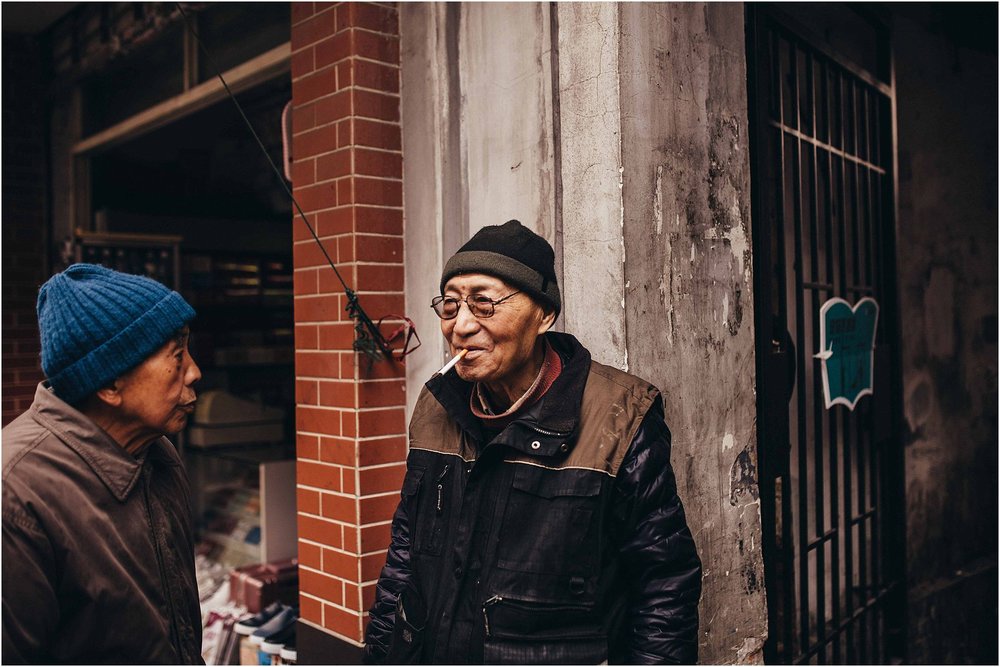 engagement - Gigi & Tommy Shanghai Street Wedding Portrait