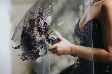 Bride Maja Salvador Wore Black wedding dress3