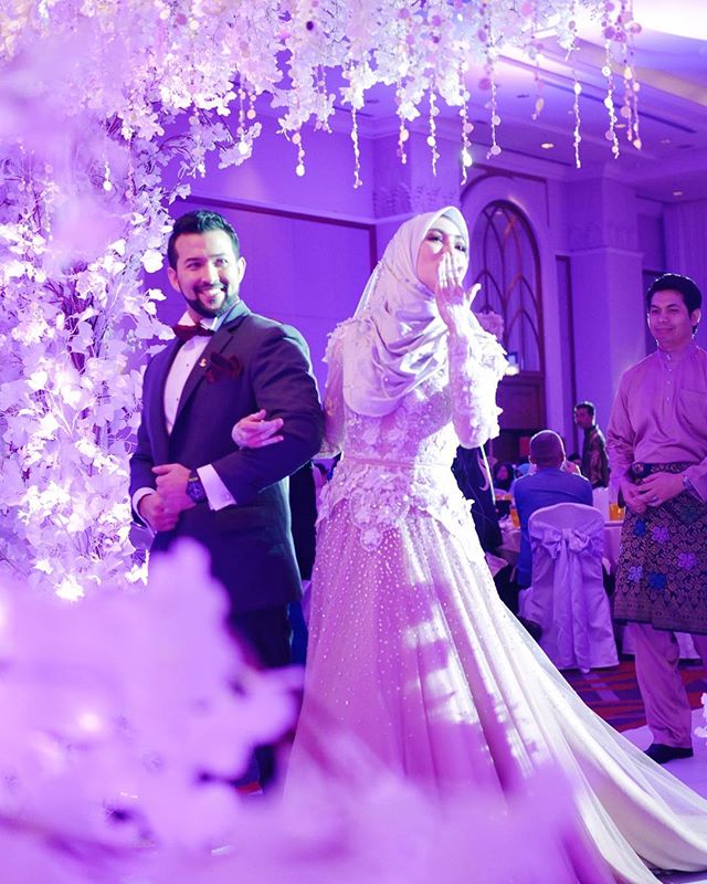 wedding, malaysia, celebrity - Hanis Arif &amp; Irshad Razali wed in Beautiful Pastel Wedding