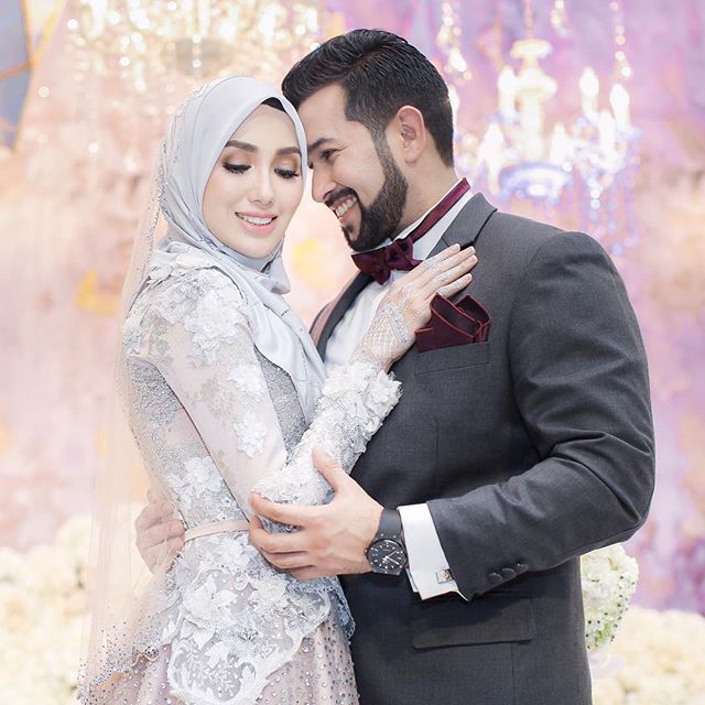 wedding, malaysia, celebrity - Hanis Arif &amp; Irshad Razali wed in Beautiful Pastel Wedding