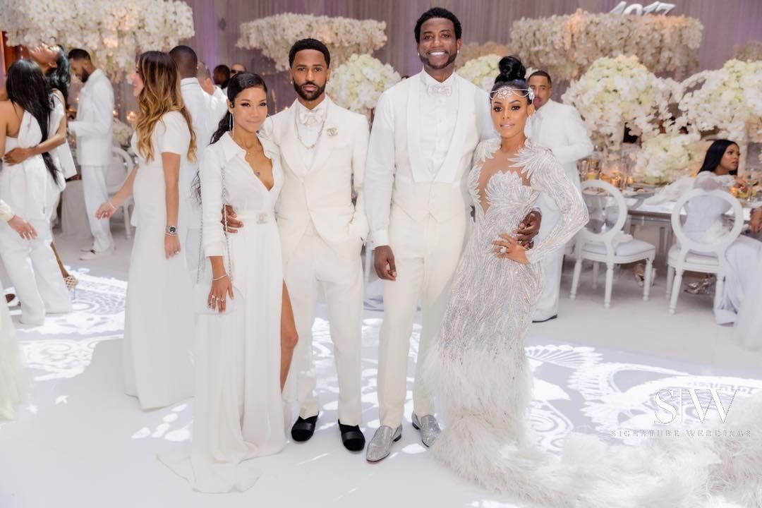 Gucci Mane's Wife Keyshia Ka'oir's Wedding Dress, Bouquet