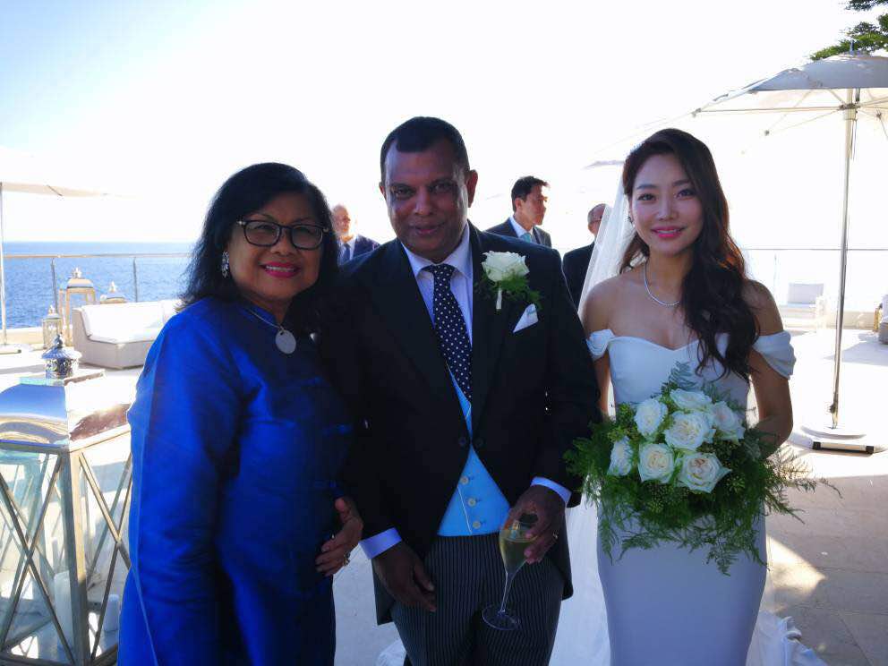 wedding, malaysia, celebrity - AirAsia Tycoon Tony Fernandes Marries Quietly in Côte d'Azur