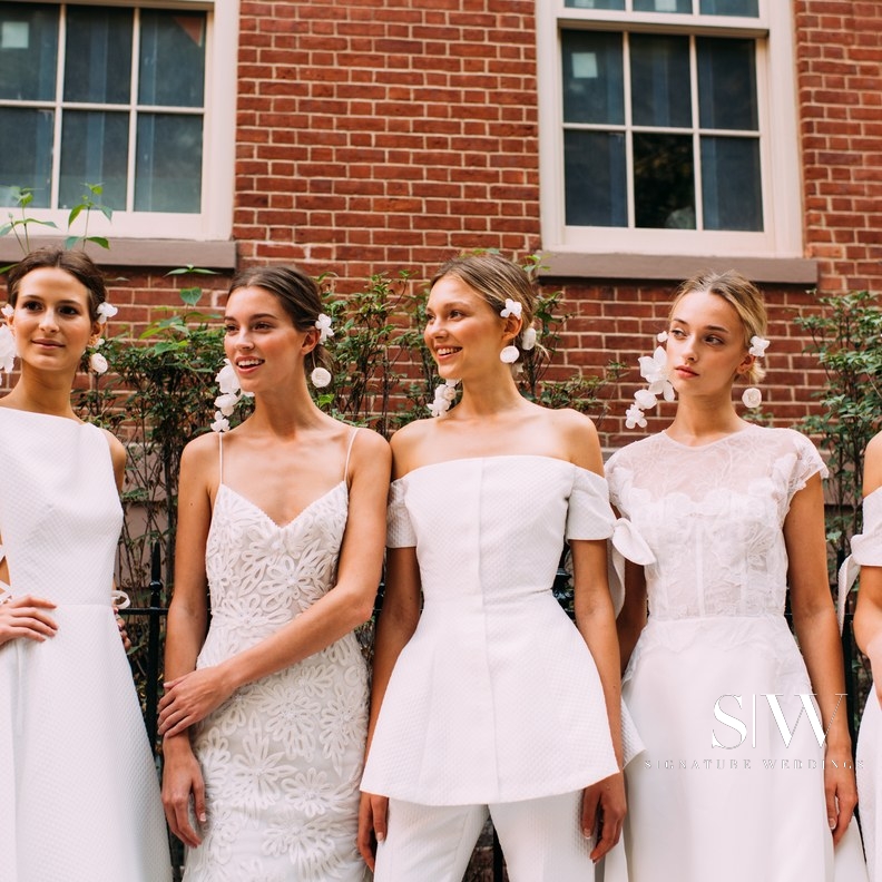 wedding-dresses, wedding, style-fashion, lookbook - LELA ROSE Fall 2018 Bridal Collection—New York Fashion Week