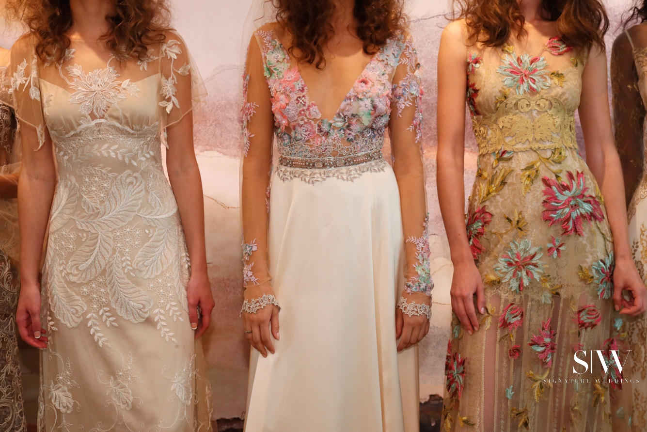 wedding-dresses, style-fashion, lookbook - CLAIRE PETTIBONE Fall 2018 Bridal Collection—New York Fashion Week