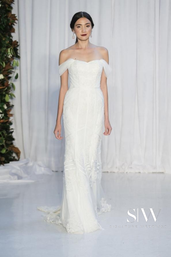 wedding-dresses, style-fashion, lookbook - ANNE BARGE Fall 2018 Bridal Collection—New York Fashion Week