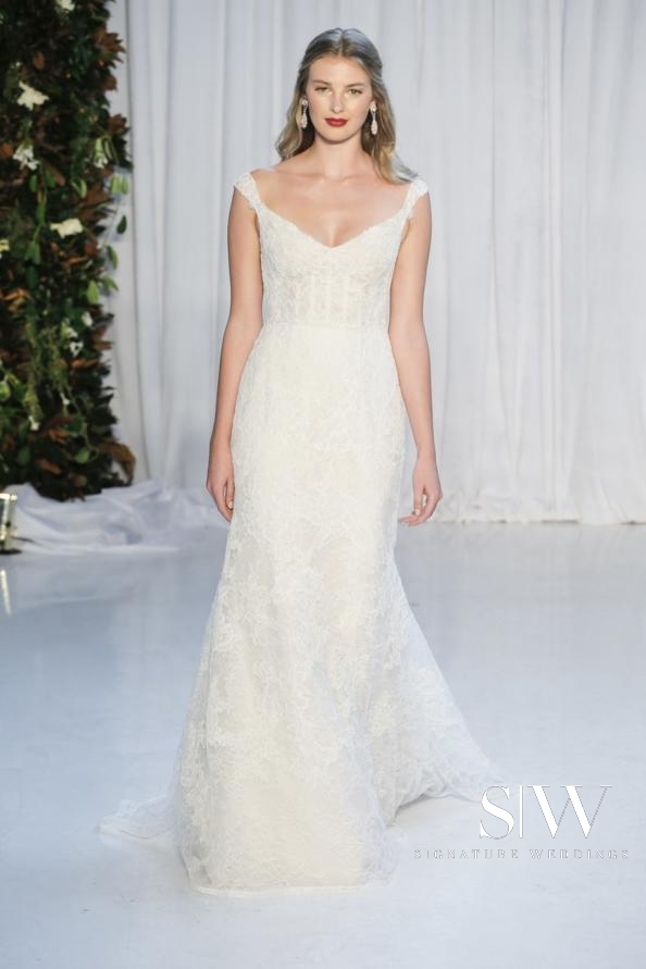 wedding-dresses, style-fashion, lookbook - ANNE BARGE Fall 2018 Bridal Collection—New York Fashion Week