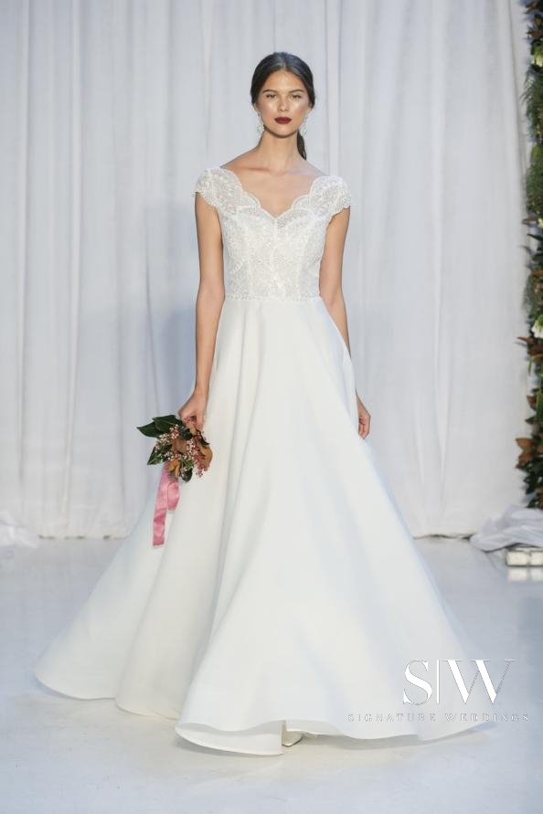 wedding-dresses, style-fashion, lookbook - ANNE BARGE Fall 2018 Bridal Collection—New York Fashion Week