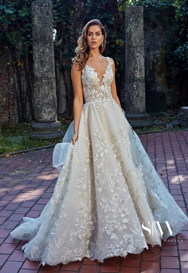 wedding-dresses, style-fashion, lookbook - EVE OF MILADY Fall 2018 Bridal Collection—New York Fashion Week