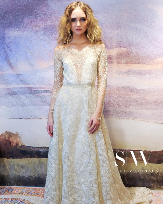 wedding-dresses, style-fashion, lookbook - CLAIRE PETTIBONE Fall 2018 Bridal Collection—New York Fashion Week