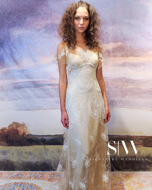 wedding-dresses, style-fashion, lookbook - CLAIRE PETTIBONE Fall 2018 Bridal Collection—New York Fashion Week