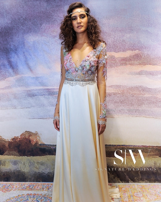 wedding-dresses, style-fashion, lookbook - CLAIRE PETTIBONE Fall 2018 Bridal Collection—New York Fashion Week