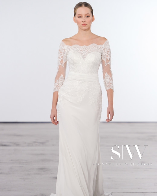 wedding-dresses, style-fashion, lookbook - DENNIS BASSO for KLEINFELD Fall 2018 Bridal Collection—New York Fashion Week