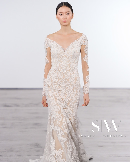 wedding-dresses, style-fashion, lookbook - DENNIS BASSO for KLEINFELD Fall 2018 Bridal Collection—New York Fashion Week