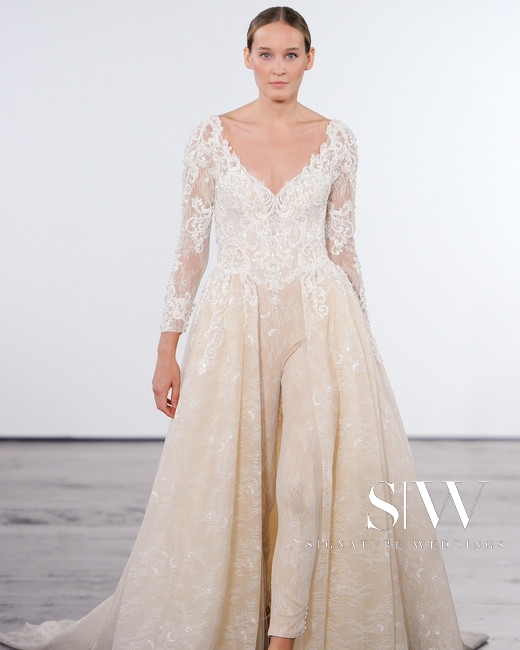 wedding-dresses, style-fashion, lookbook - DENNIS BASSO for KLEINFELD Fall 2018 Bridal Collection—New York Fashion Week