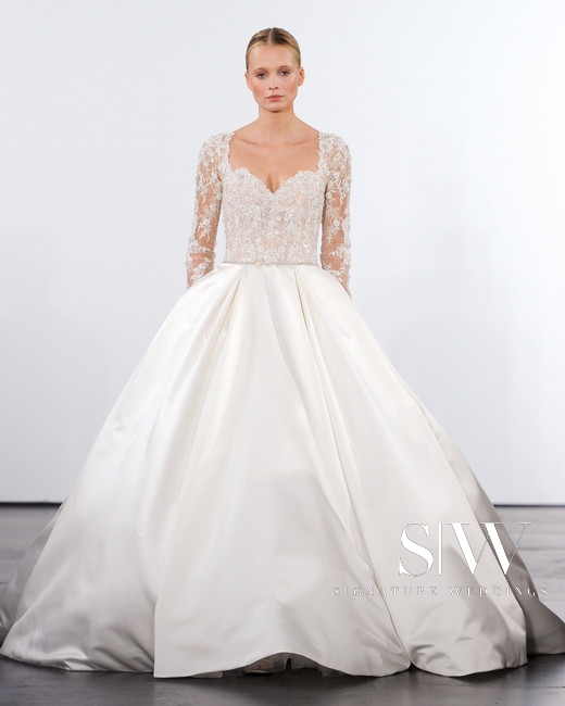 wedding-dresses, style-fashion, lookbook - DENNIS BASSO for KLEINFELD Fall 2018 Bridal Collection—New York Fashion Week