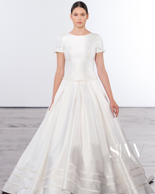 wedding-dresses, style-fashion, lookbook - DENNIS BASSO for KLEINFELD Fall 2018 Bridal Collection—New York Fashion Week