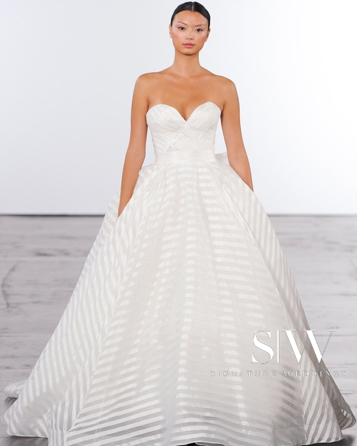 wedding-dresses, style-fashion, lookbook - DENNIS BASSO for KLEINFELD Fall 2018 Bridal Collection—New York Fashion Week