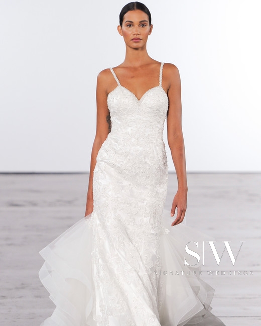 wedding-dresses, style-fashion, lookbook - DENNIS BASSO for KLEINFELD Fall 2018 Bridal Collection—New York Fashion Week