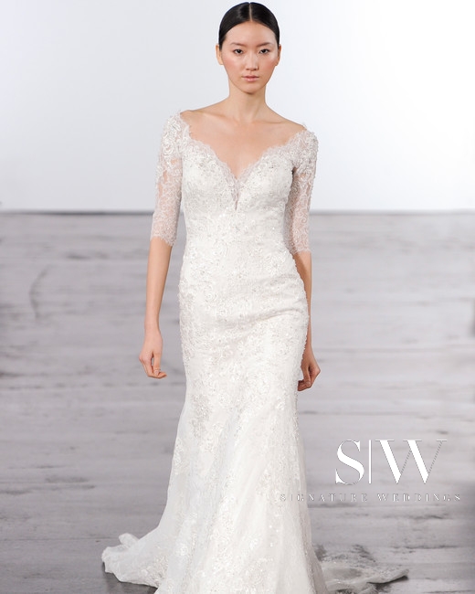 wedding-dresses, style-fashion, lookbook - DENNIS BASSO for KLEINFELD Fall 2018 Bridal Collection—New York Fashion Week