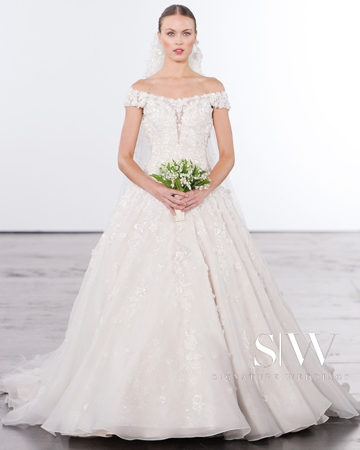 wedding-dresses, style-fashion, lookbook - DENNIS BASSO for KLEINFELD Fall 2018 Bridal Collection—New York Fashion Week