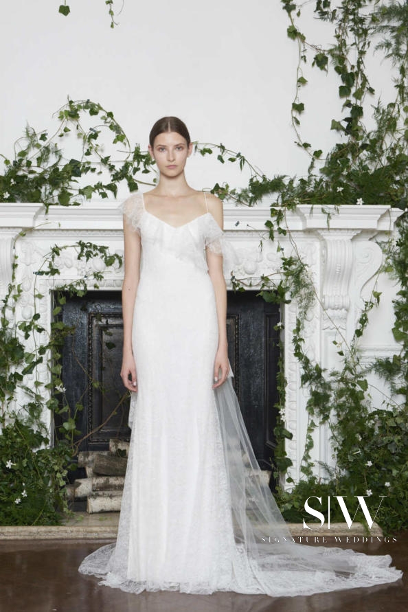 wedding-dresses, style-fashion, lookbook - MONIQUE LHUILLIER Fall 2018 Bridal Collection—New York Fashion Week