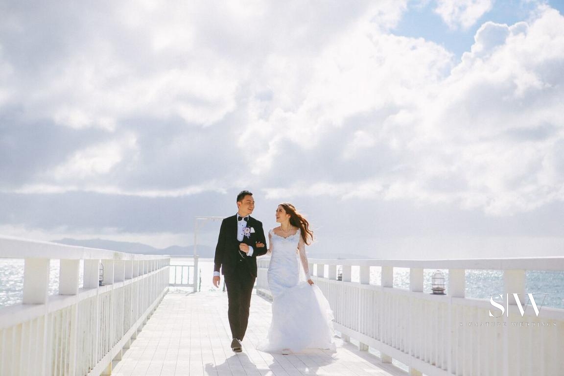 wedding, hong-kong, destination-weddings - Janice &amp; Everest's Heavenly Wedding in the JAL Private Resort Okuma