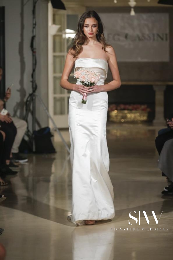 wedding-dresses, style-fashion, lookbook - OLEG CASSINI Fall 2018 Bridal Collection—New York Fashion Week