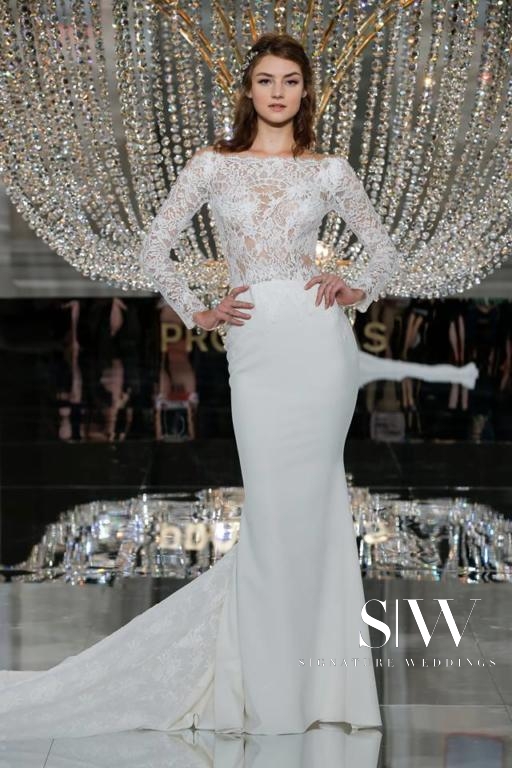 wedding-dresses, style-fashion, lookbook - PRONOVIAS Bridal Fall 2018 Collection - New York Bridal Fashion Week