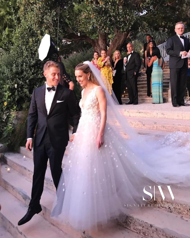 wedding, global-wedding, celebrity - This CNN Reporter's Wedding in the French Riviera is Sumptuously Splendid