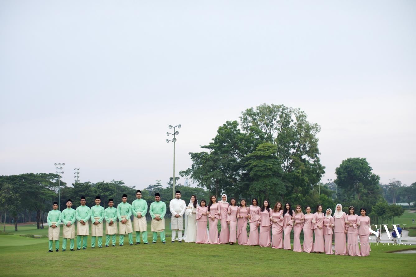 wedding, malaysia - Arizz &amp; Iman's Romantic Traditional Malay Wedding