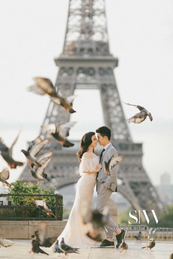 wedding-photography, indonesia - Boby and Stephanie's Stunning Paris Pre-Wedding Photoshoot by Axioo