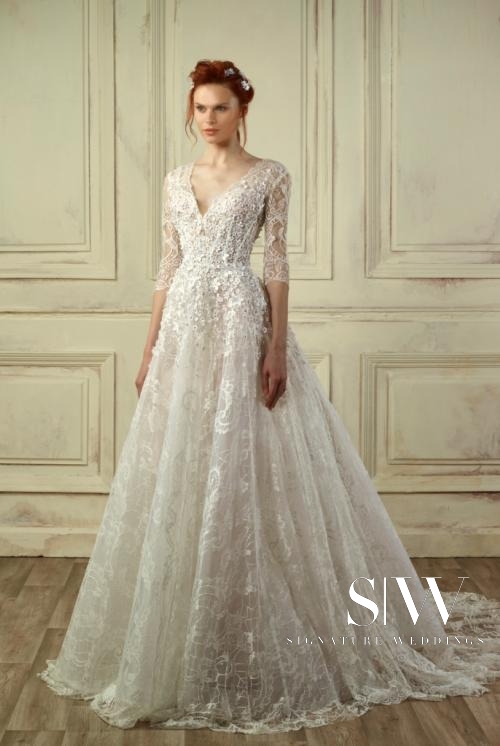 wedding-dresses, style-fashion, lookbook - GEMY MAALOUF Bridal 2018 Collection