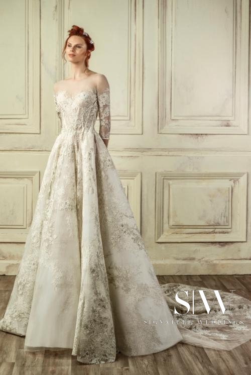 wedding-dresses, style-fashion, lookbook - GEMY MAALOUF Bridal 2018 Collection