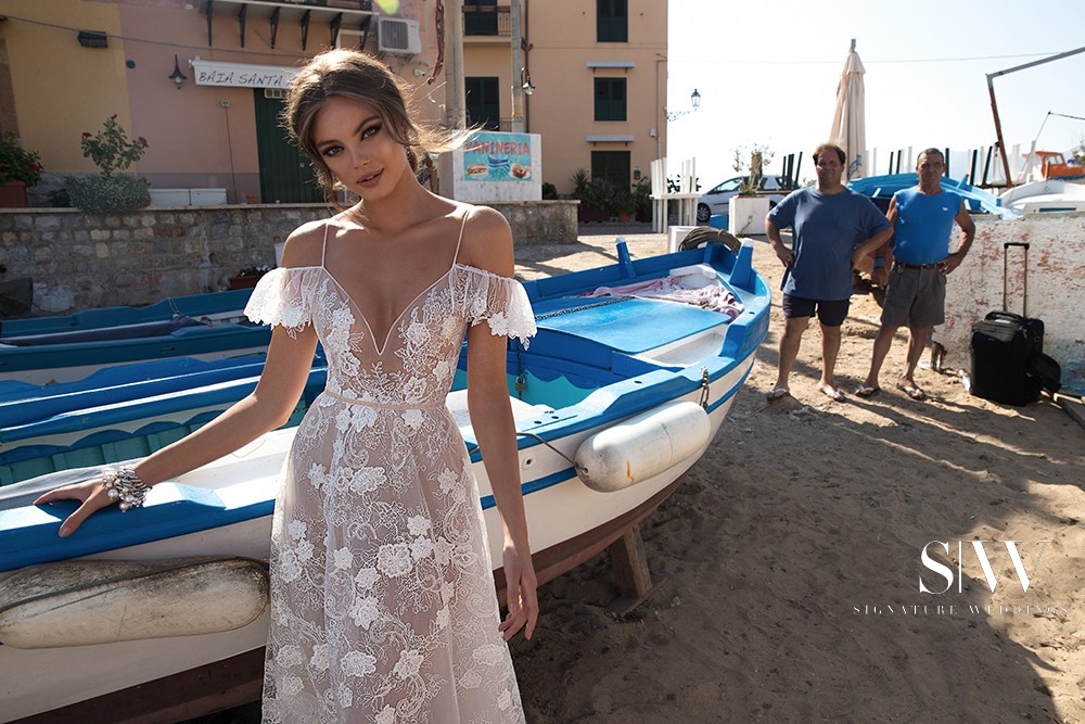 wedding-dresses, style-fashion, lookbook - MUSE by BERTA 2018 Bridal Collection is Sexy and Stunning