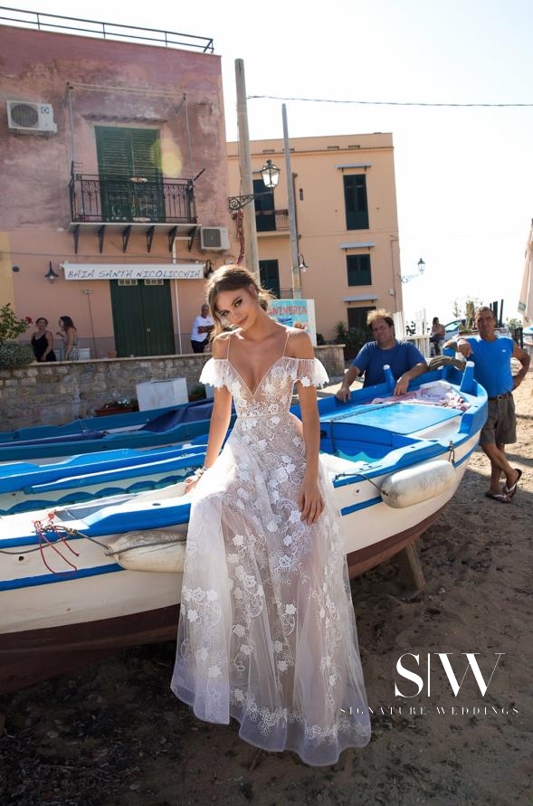 wedding-dresses, style-fashion, lookbook - MUSE by BERTA 2018 Bridal Collection is Sexy and Stunning