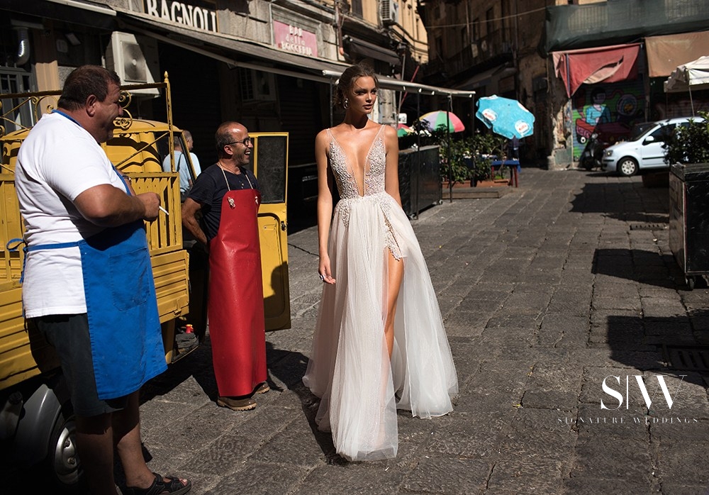 wedding-dresses, style-fashion, lookbook - MUSE by BERTA 2018 Bridal Collection is Sexy and Stunning