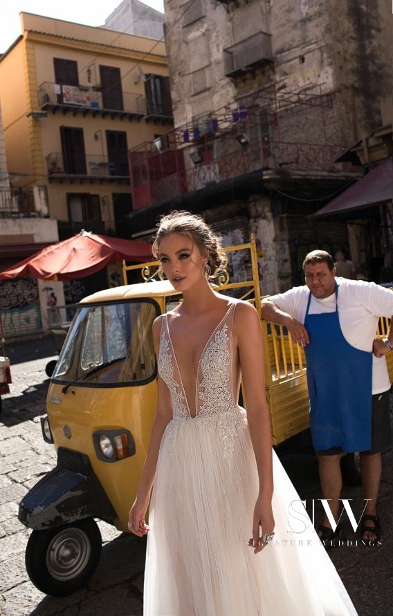 wedding-dresses, style-fashion, lookbook - MUSE by BERTA 2018 Bridal Collection is Sexy and Stunning