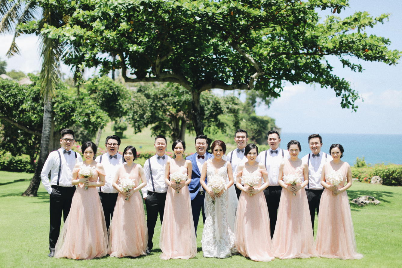 wedding, destination-weddings, bali-wedding - Robert &amp; Theresia's Spectacular Cliffside Bali Wedding at Sky Ayana