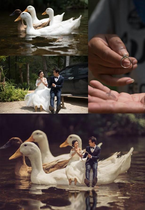 wedding-photography, thailand, global-wedding, featured, be-inspired - Thailand wedding photographer captures couple in microscopic size