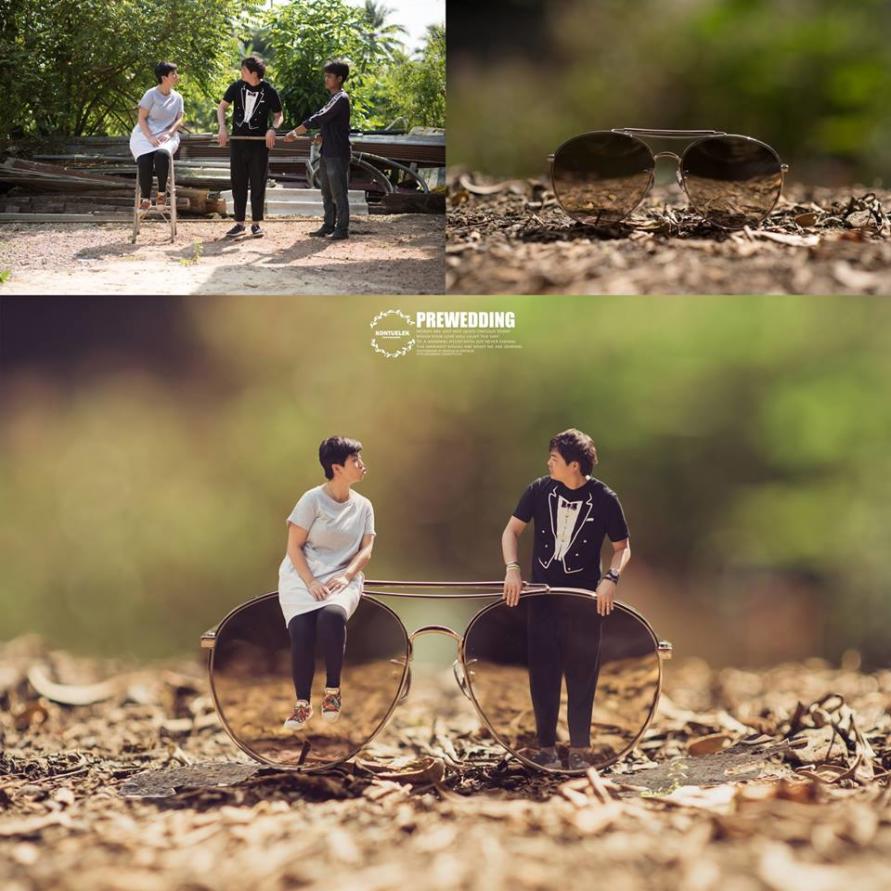 wedding-photography, thailand, global-wedding, featured, be-inspired - Thailand wedding photographer captures couple in microscopic size