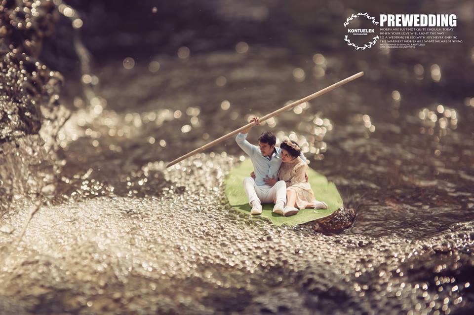 wedding-photography, thailand, global-wedding, featured, be-inspired - Thailand wedding photographer captures couple in microscopic size