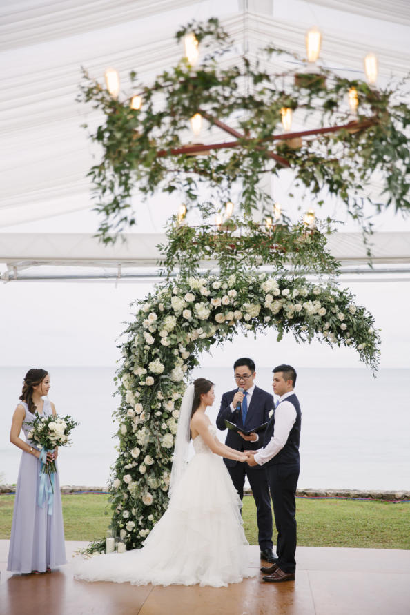 thailand, phuket, global-wedding, featured, destination-weddings - Sharon and Rick's Dreamy Blue and White Wedding in Phuket