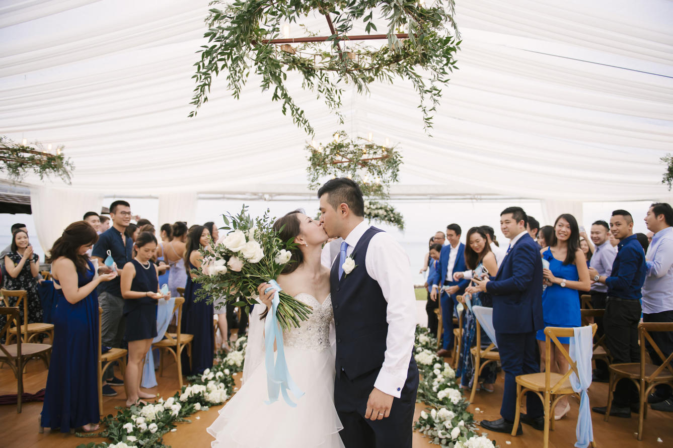 thailand, phuket, global-wedding, featured, destination-weddings - Sharon and Rick's Dreamy Blue and White Wedding in Phuket