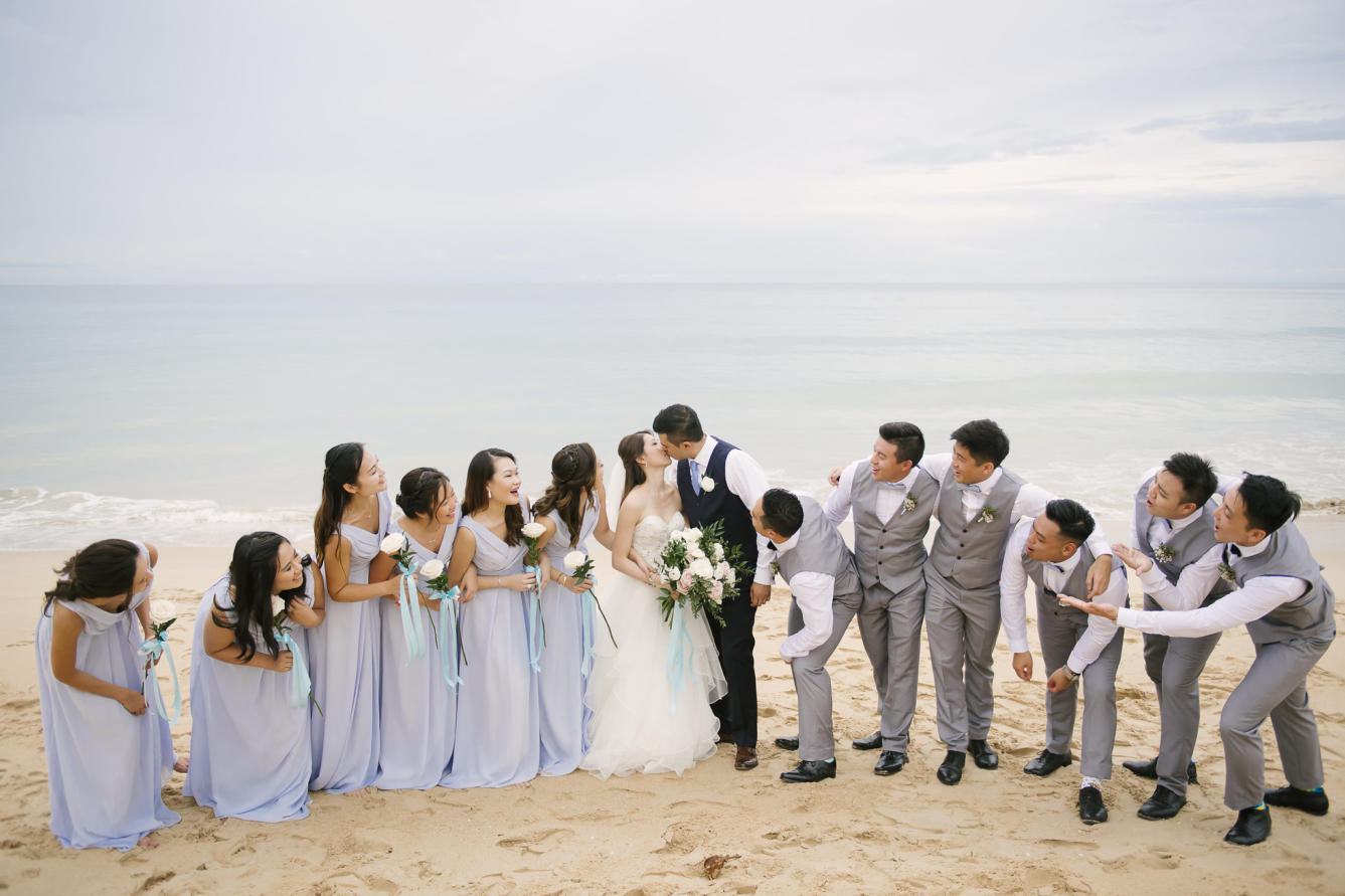 thailand, phuket, global-wedding, featured, destination-weddings - Sharon and Rick's Dreamy Blue and White Wedding in Phuket