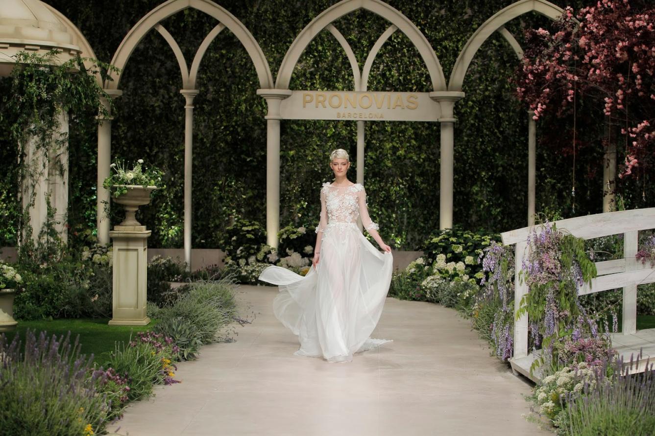 wedding-dresses, style-fashion, lookbook, global-wedding, featured - Pronovias' blooming reveal at Barcelona Bridal Week