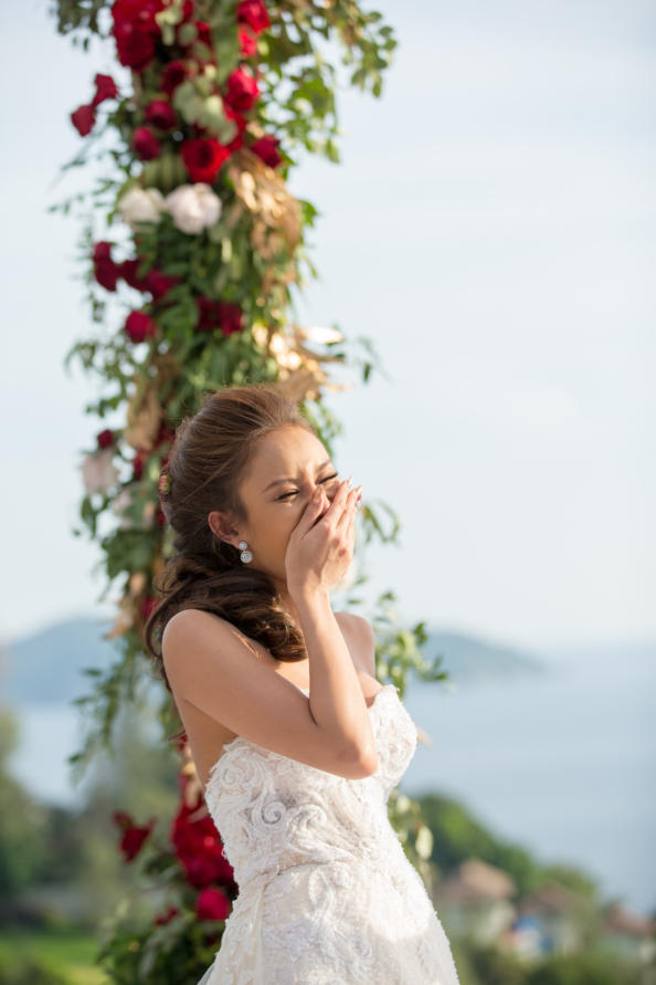 thailand, phuket, destination-weddings - Apple and Asa striking red destination wedding in Phuket