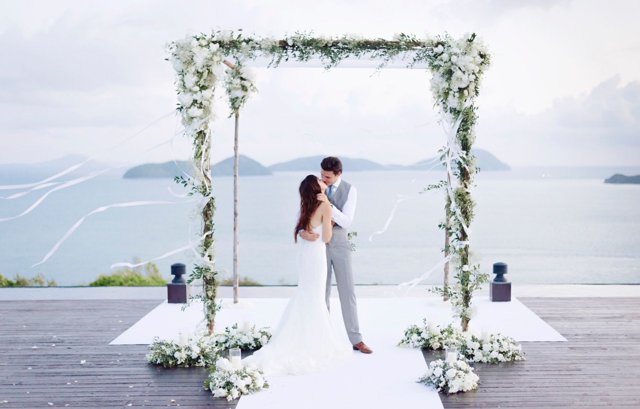 wedding, thailand, phuket, featured, destination-weddings - Lesley & Ben Gorgeous Simple Wedding Celebration In Phuket, Thailand